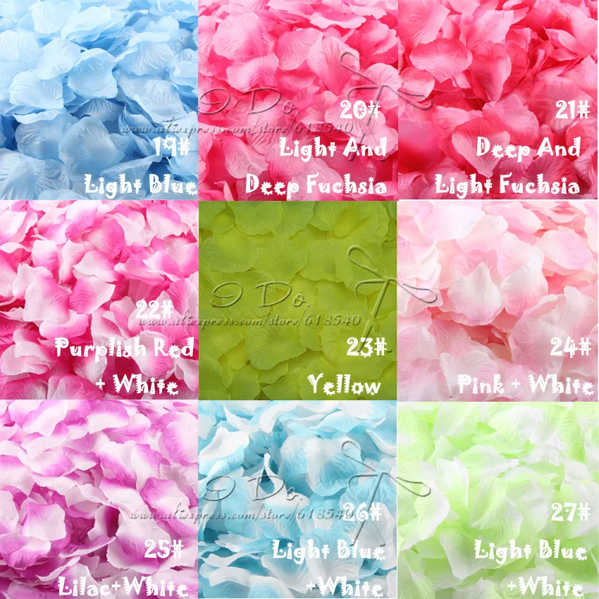 Бесплатная доставка лепестки роз свадебное украшение искусственные цветы для