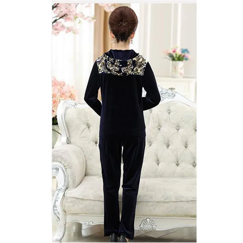 Женский спортивный костюм весна осень 2019 повседневный свободный Золотой