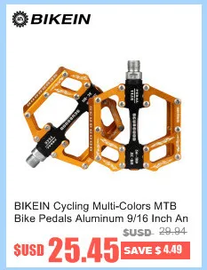 Bikein Велоспорт MTB BMX Плоские Педали Алюминий ЧПУ 3 герметичный Подшипник платформы Педали для автомобиля для дорожного горный велосипед Запчасти для велосипедов 4 цвета