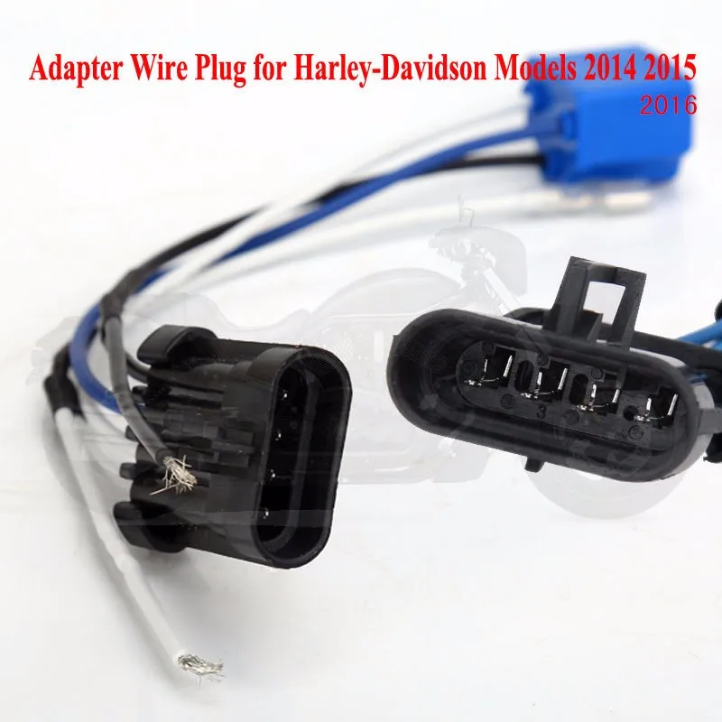 1 шт Харли провода адаптер разъем для Harley Davidson моделей 2014 2015 2016 H4 |