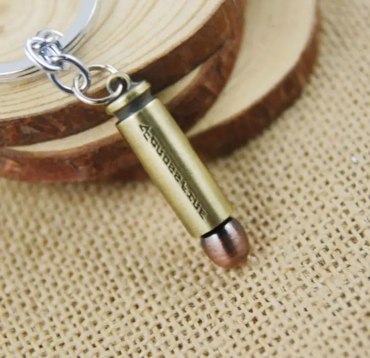 Брелок с подвеской в виде пули для женщин и мужчин из сплава цинка новом стиле |