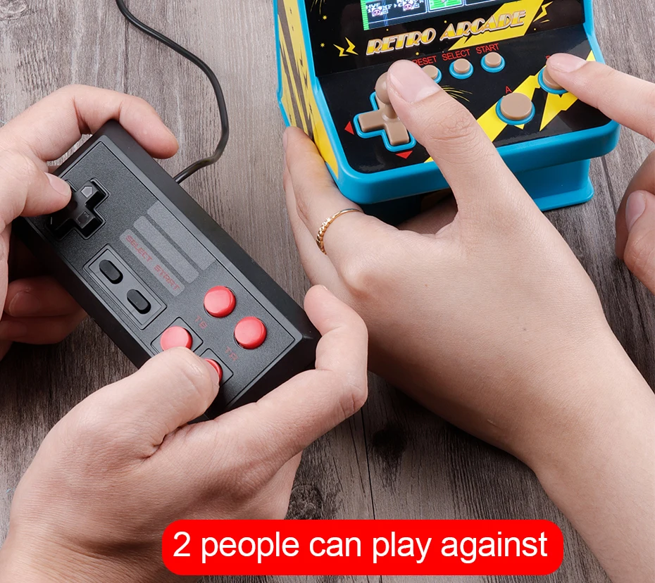 Двух игроков Ретро аркадная игра bittboy игры 8-битный игровой автомат Встроенный 256 игровая консоль мини Портативный портативная игровая приставка в подарок для детей игрушки