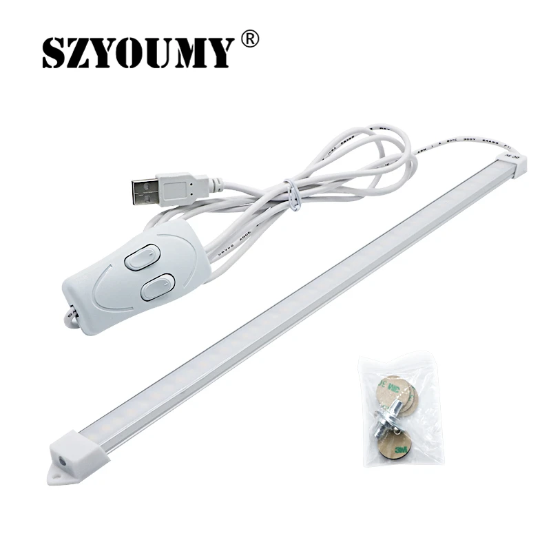 SZYOUMY 3 вида цветов LED USB DC 5V жесткий бар свет сменный/переключатель управления 2835 SMD