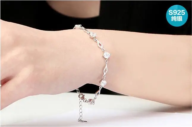 Женский браслет из серебра 100% пробы | Украшения и аксессуары