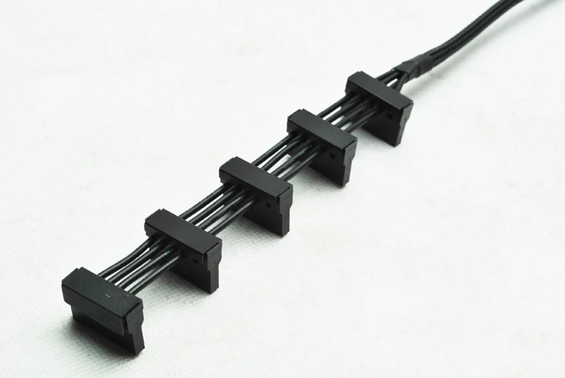 Высококачественный 1 шт. Практичный Прочный ПК сервер 4 контакта IDE Molex от до 5 SATA