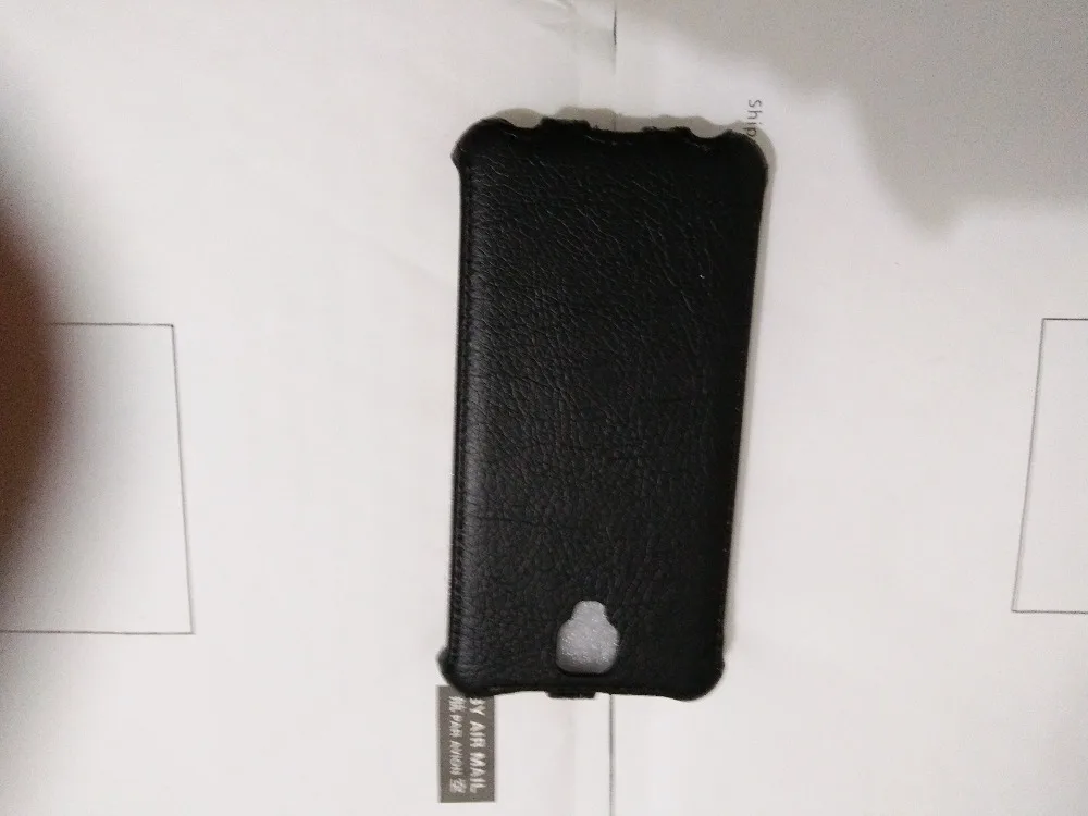 Роскошный узор личи флип кожаный чехол для Fly cirрус 2 FS504 Кожаный цвет черный