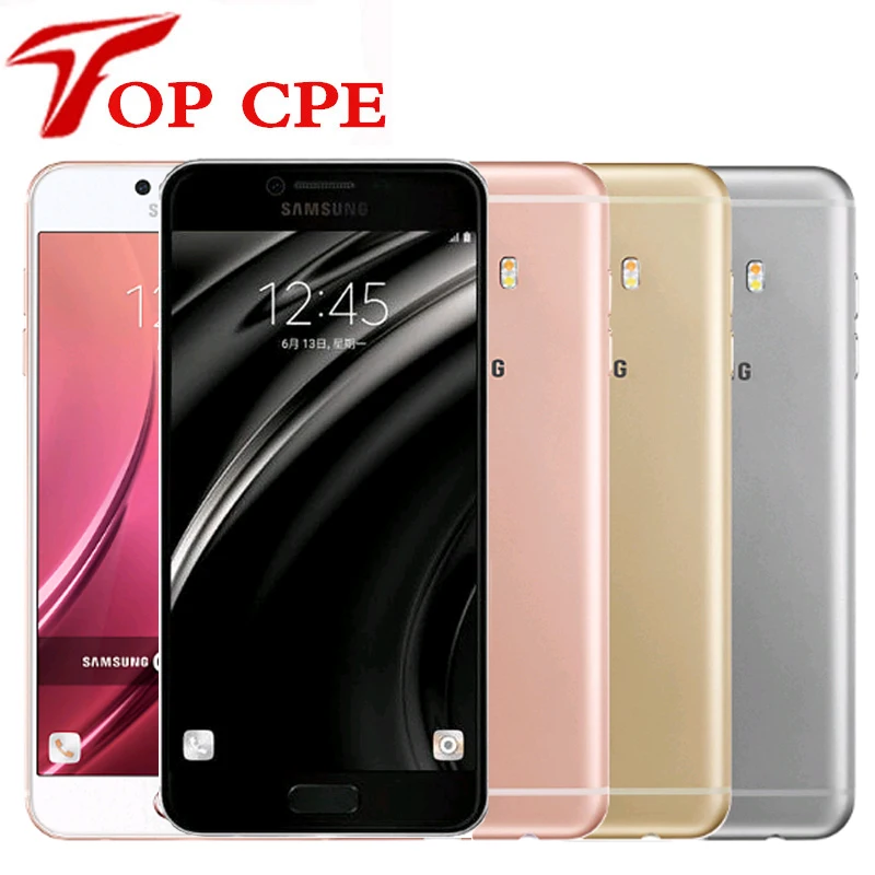 Разблокированный телефон Samsung Galaxy C5 C5000 5 2 дюйма Восьмиядерный процессор 4 Гб ОЗУ 32