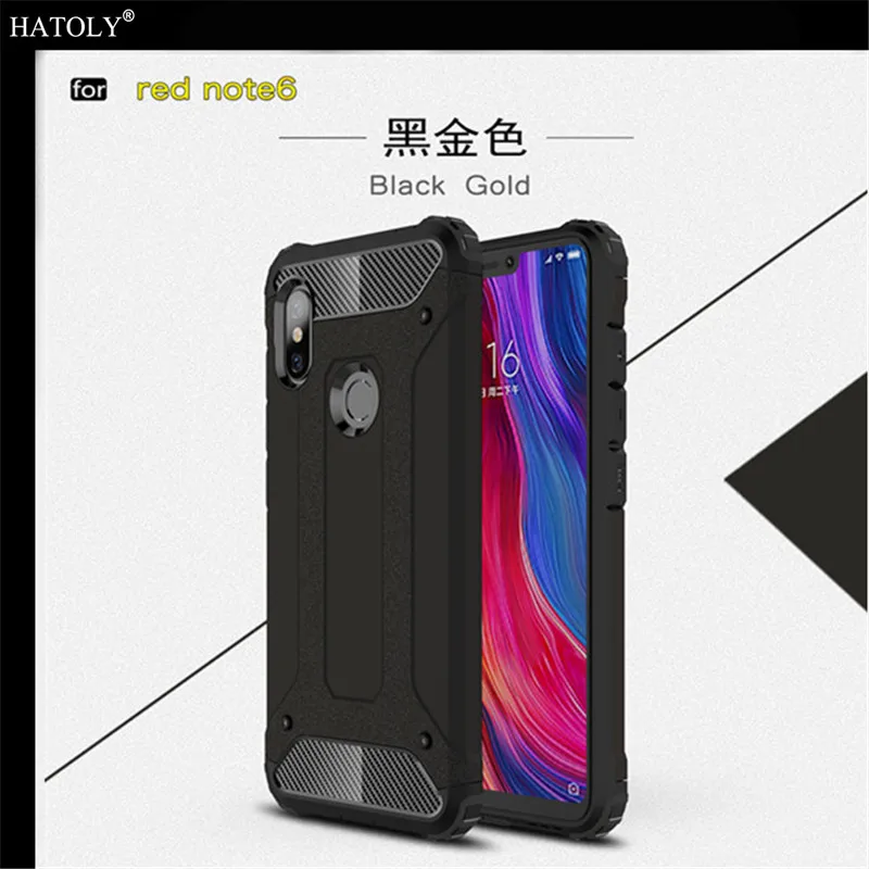 

Чехол для Xiaomi Redmi Note 6 Pro, противоударный усиленный чехол, силиконовый чехол для Redmi Note 6 Pro