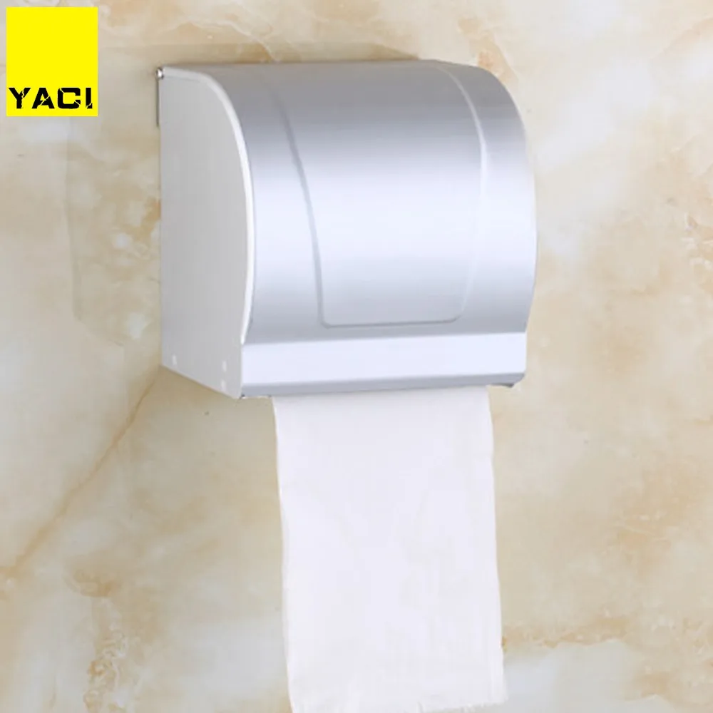 Бумажная коробка для полотенец кухонная алюминиевая настенная вешалка с крышкой