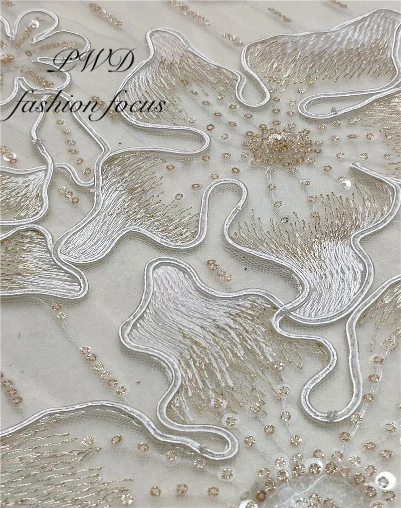 2018 Свадебная Золотая серия нигерийская кружевная свадебная ткань модная