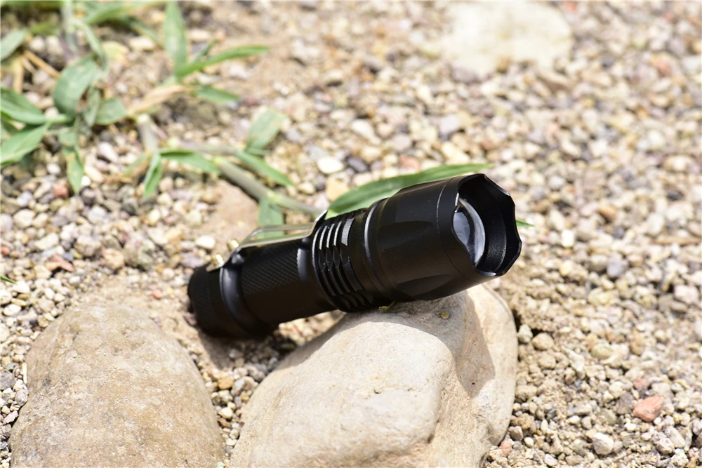 Super Bright Mini Q5 Zoomable LED Flashlight Portable Led Torch Outdoor Light Lanterna with clip for Bicycle | Лампы и освещение