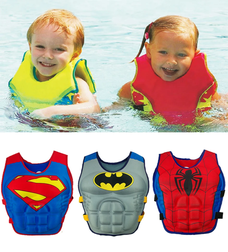 Крутой детский купальный жилет с рисунком От 2 до 6 лет надувной плавательный