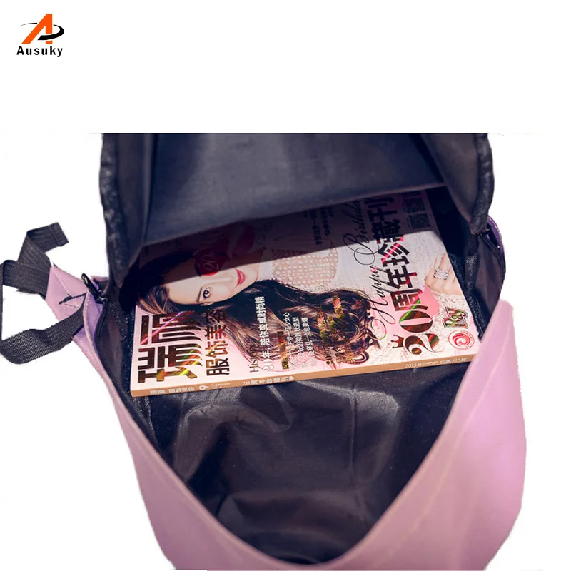 Женский рюкзак Ausuky в Корейском стиле простой холщовый ранец карамельных цветов