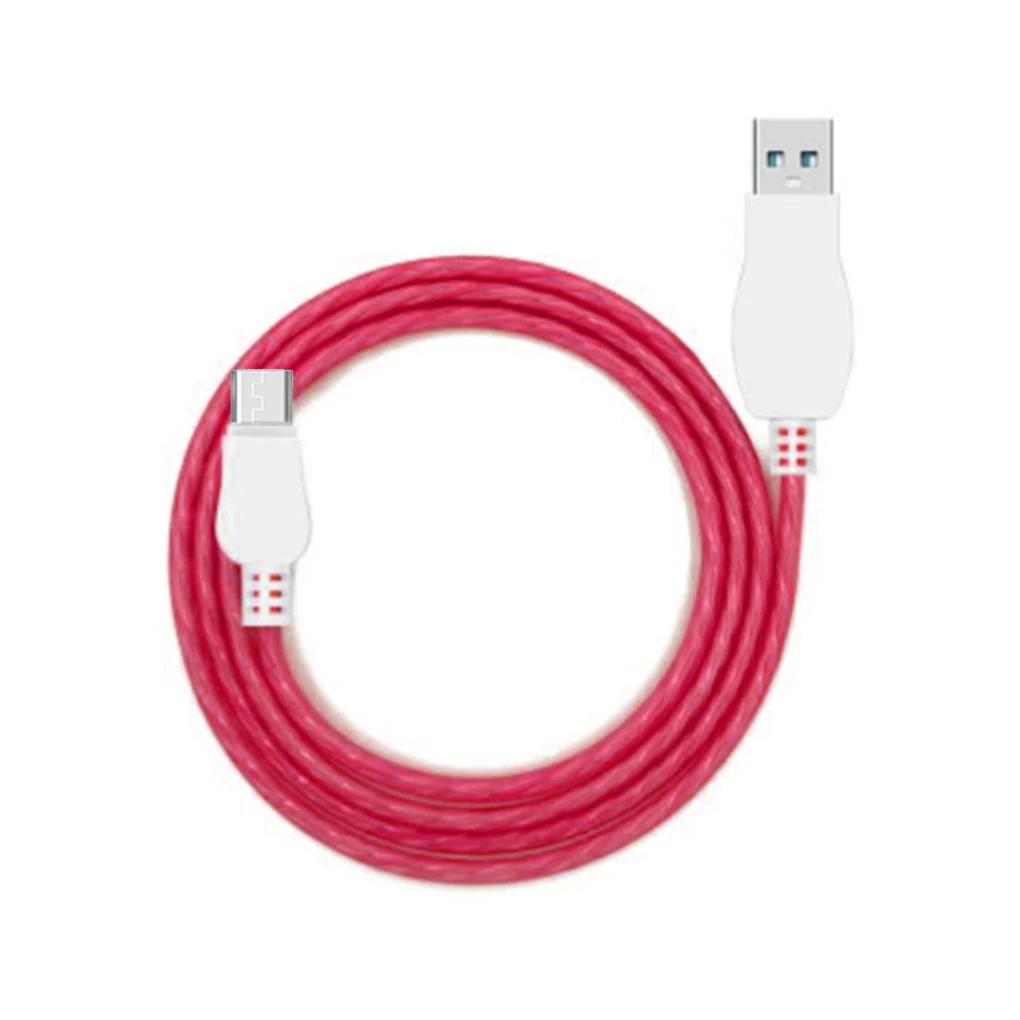 NO.4 Светодиодный светящийся Micro usb type C кабель для зарядки мобильных телефонов яркая линия передачи данных для iPhone X XR для samsung - Цвет: NO.4