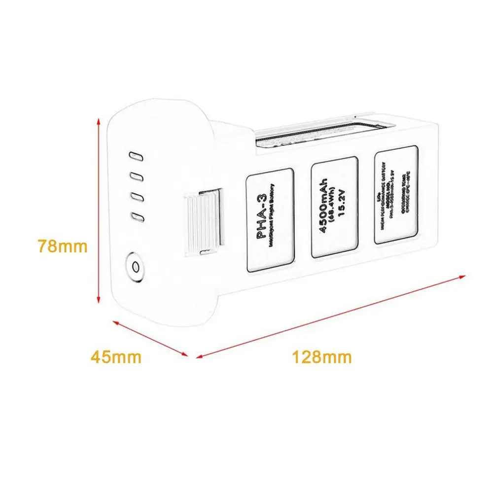 15 2 V 4500mAh Стандартный интеллектуальный LiPo аккумулятор высокой емкости Drone батарея
