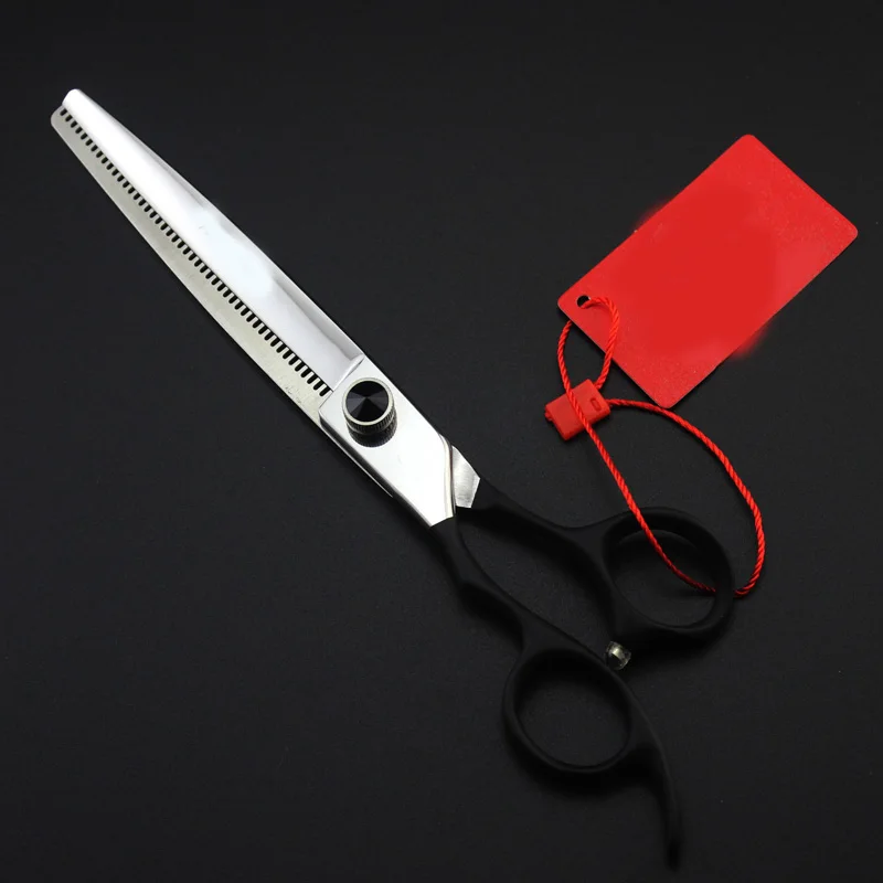 Custom logo Hairdressing left hand scissors 7 inch thinning Barber shears pet High quality Personality grooming | Красота и здоровье