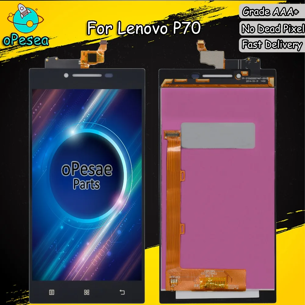 OPesea 5 0 ''для Lenovo P70 P70-A P70A P70-T P70T ЖК-дисплей панель сенсорный экран дигитайзер