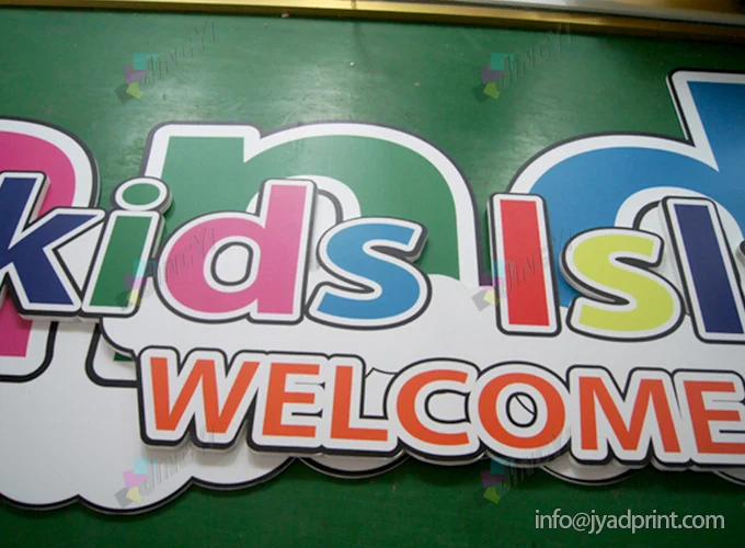 Бесплатная доставка в Японию индивидуальная печать ПВХ пенопластовые баннеры с