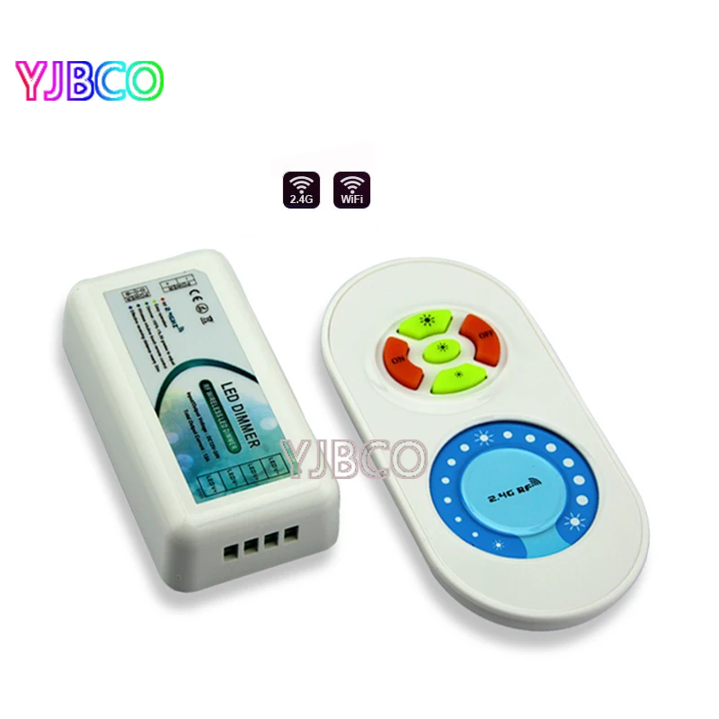 2 4G Wi Fi FUT021 Одноцветный Milight DC12V/24V 10A RF 4 г Гц диммер СВЕТОДИОДНЫЙ яркости затемнения