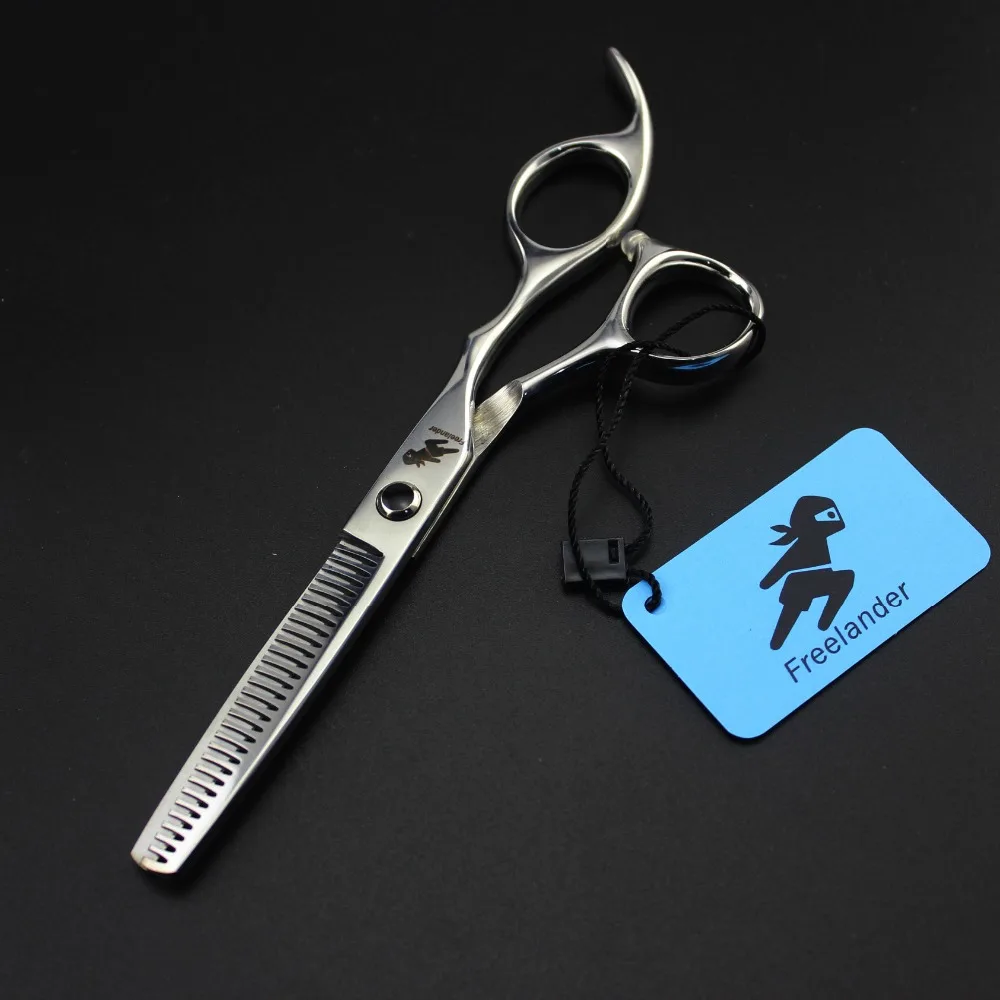 

6.0 inch Freelander Hairdressing Scissors Flat Shear Liu Hai Shear Tooth Scissors Hair Salon Special Scissors
