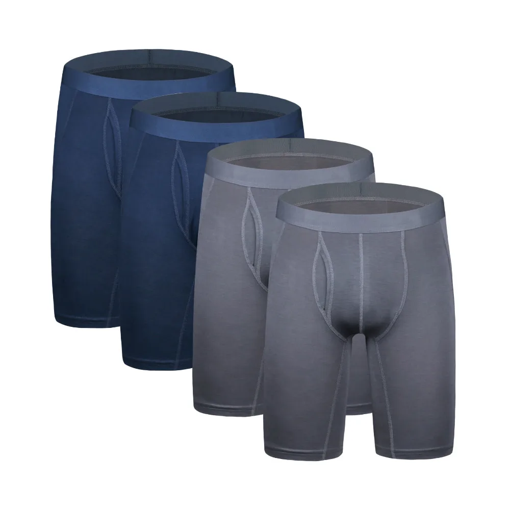 4Pcs K0322 Mix A22 4 шт./партия, модные шорты-боксеры, мужское нижнее белье больших размеров, мужские длинные мужские боксеры, мужские хлопковые трусы-боксеры, Cuecal трусы, мужские трусы - Цвет: 4Pcs K0322 Mix A22