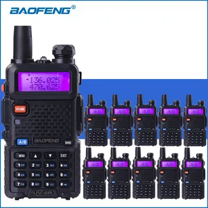 10 шт.лот Baofeng UV-5R VHF UHF портативная рация UV5R портативная двухсторонняя радиоантенна UV 5R портативная рация радиоприемопередатчик