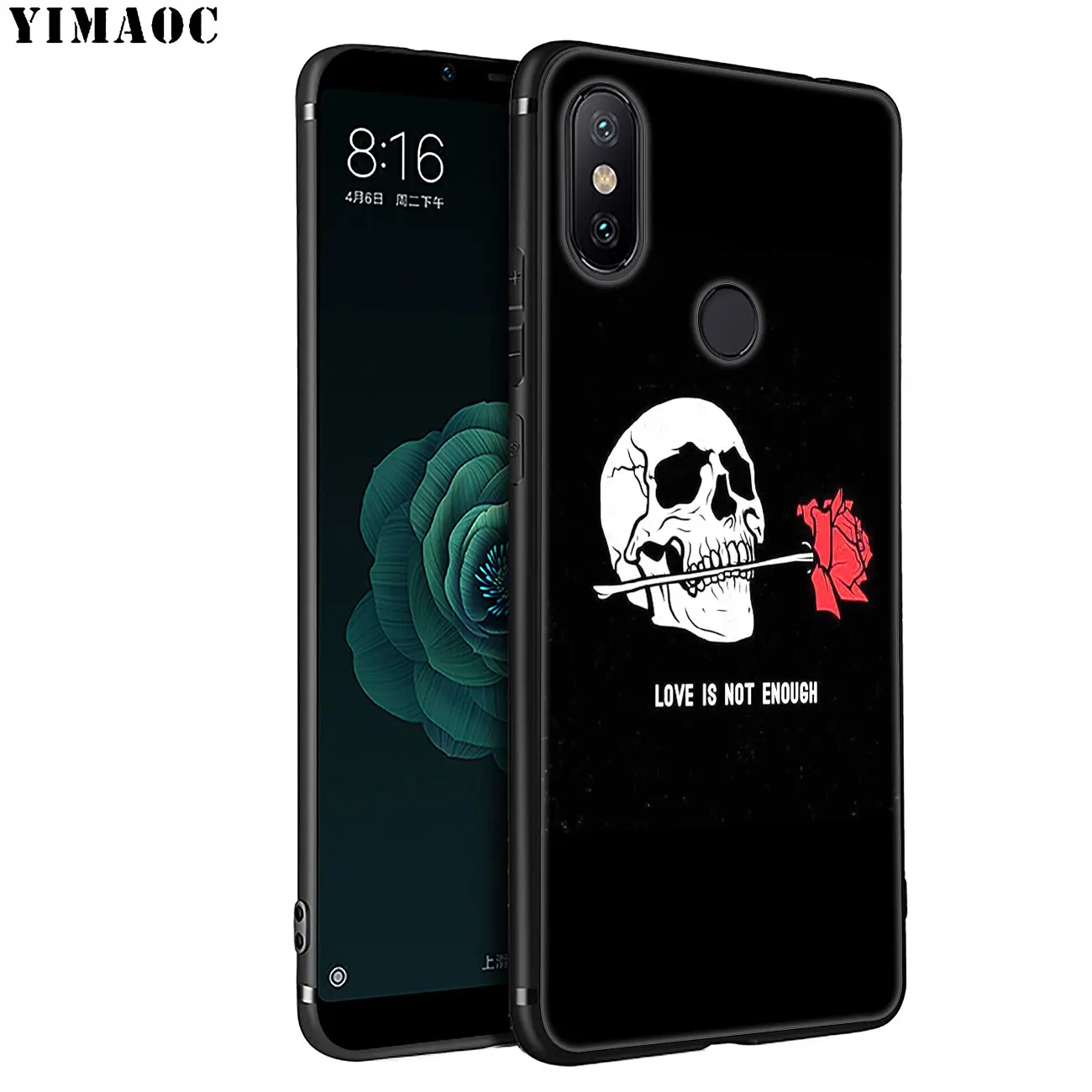 YIMAOC Мягкий силиконовый чехол для телефона Xiaomi MI 10 9 9T CC9 CC9E A3 Pro 8 SE A2 Lite A1 Mi10 Mi9 черный