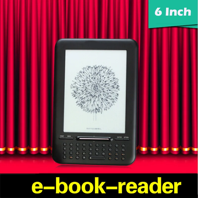 Original Pearl eink Screen 6 inch ebook Reader 2GB FB2 Russian Electronic E book for LG e ink R6020BQ Multi Language|e-book reader|ebook pinke-book