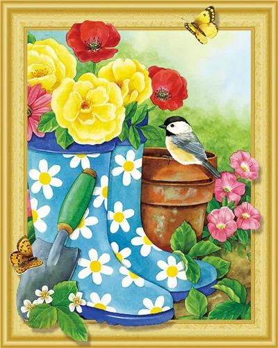 W120 3D cubism 5d алмазная картина вышивка крестиком Алмазная вышивка полные Круглые граненые Стразы картины с печатной рамкой - Цвет: W120