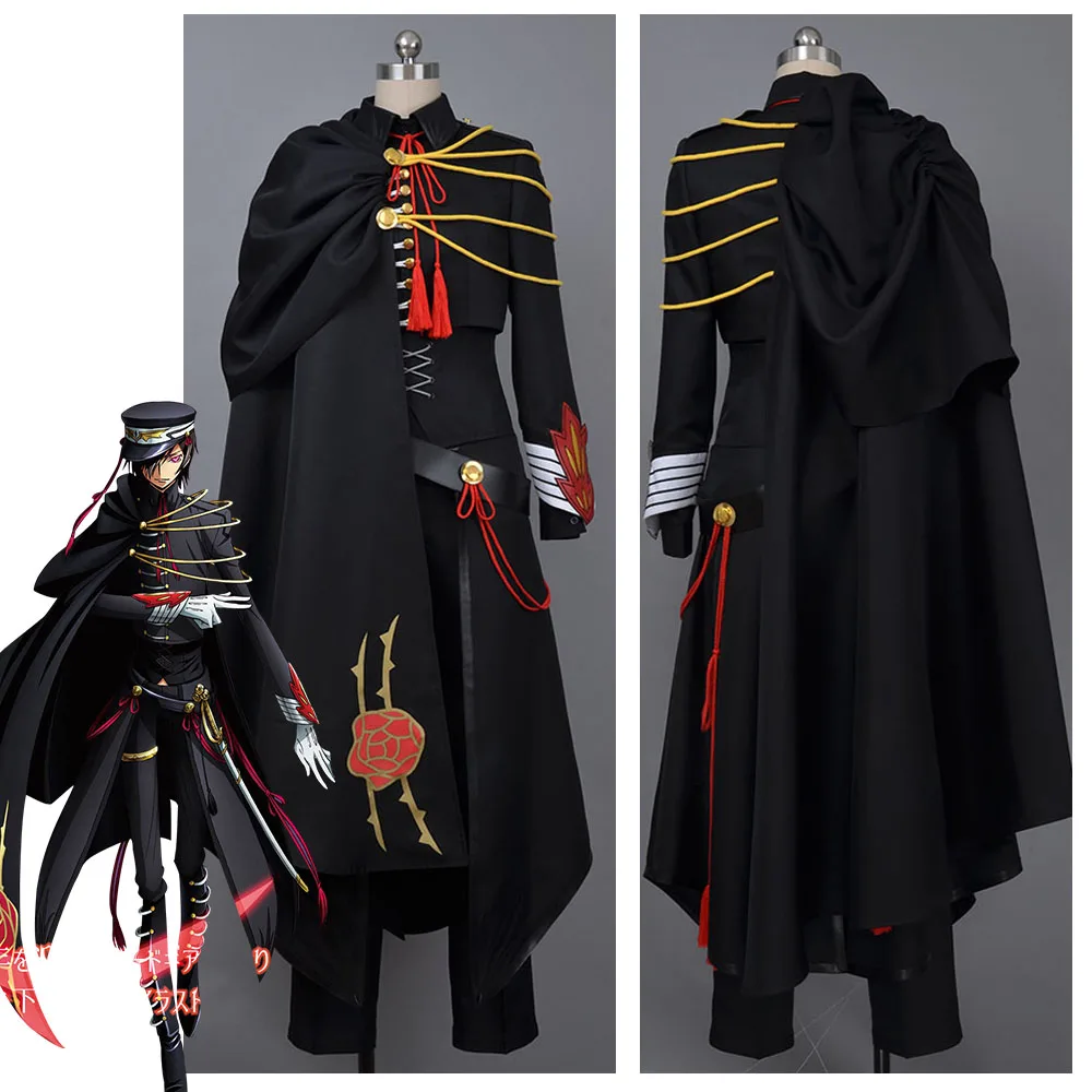 Код Geass Lelouch косплей код of the Rebellion Черный в Ashford костюм для косплея наряд|code geass lelouch