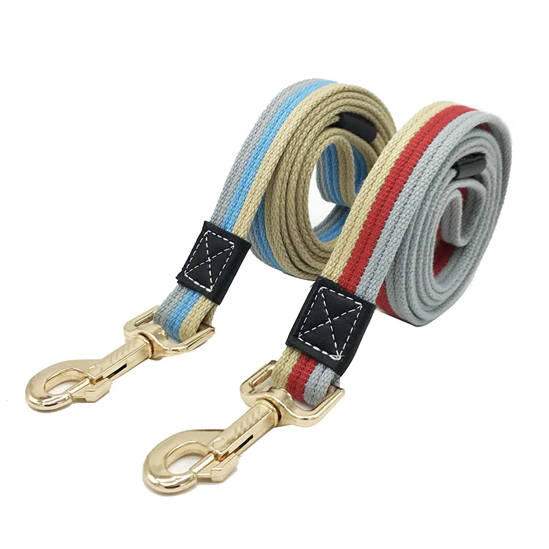 

2m Large Dog Leash pet training Leashes Big dog Lead walking Traction Rope line for Medium Large big dogs Polyester cotton