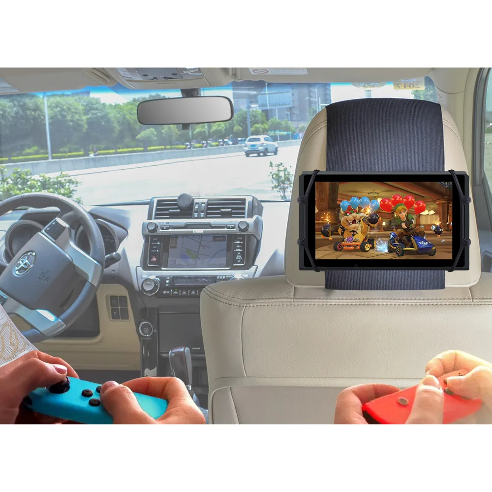 TFY Автомобильный подголовник держатель кремния для игровой машины nintendo Switch