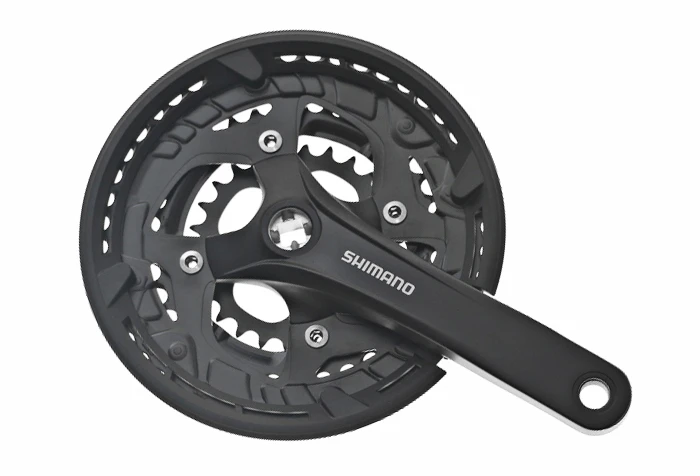 Shimano Acera T3010-26/36/48-9 скоростной тройной цепной набор черный 170 мм квадратный конус |