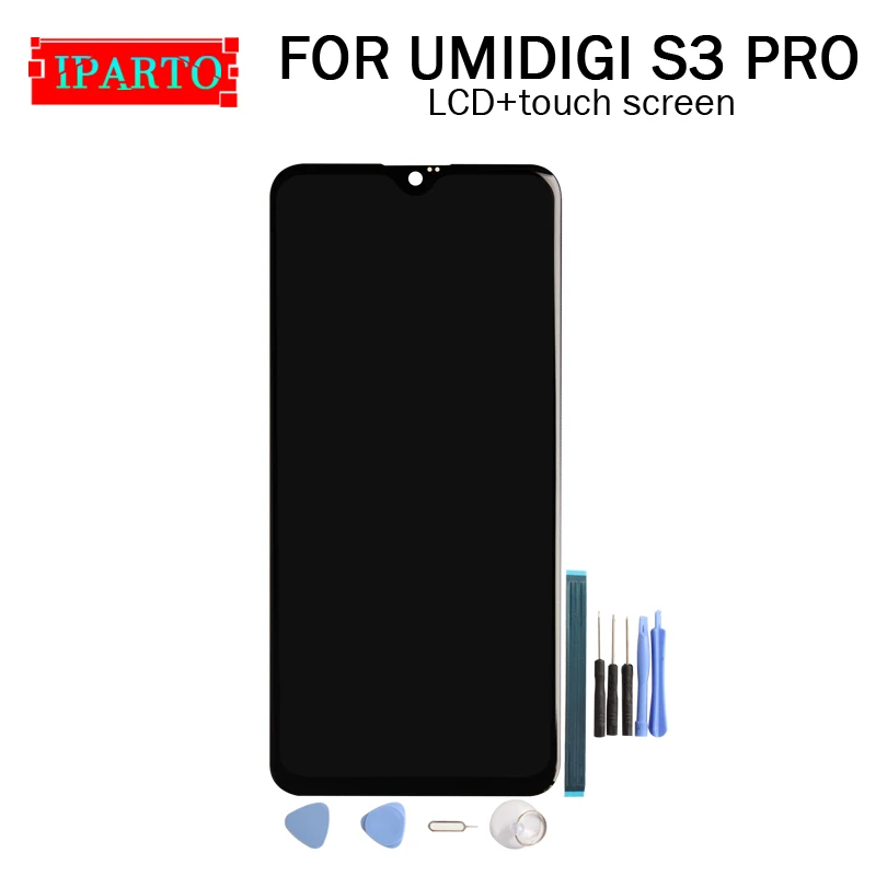 6 3 дюймовый UMIDIGI S3 PRO ЖК дисплей + кодирующий преобразователь сенсорного экрана в