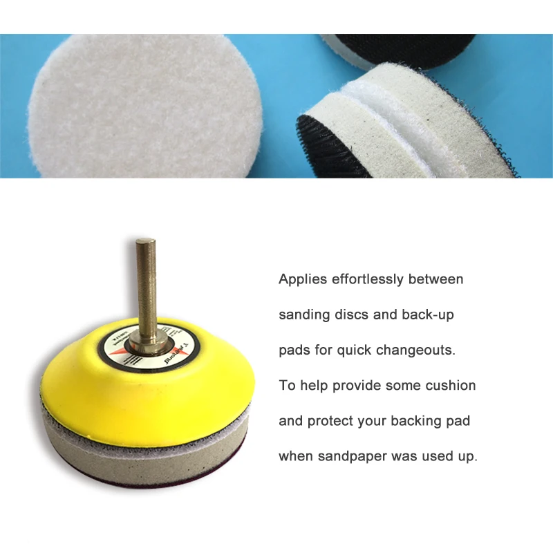 

5PCS High Density Sponge Interface Pad Hard 3 Inch 75mm Self-adhesive Sander Backing Pad Polishing Pad Hook and Loop