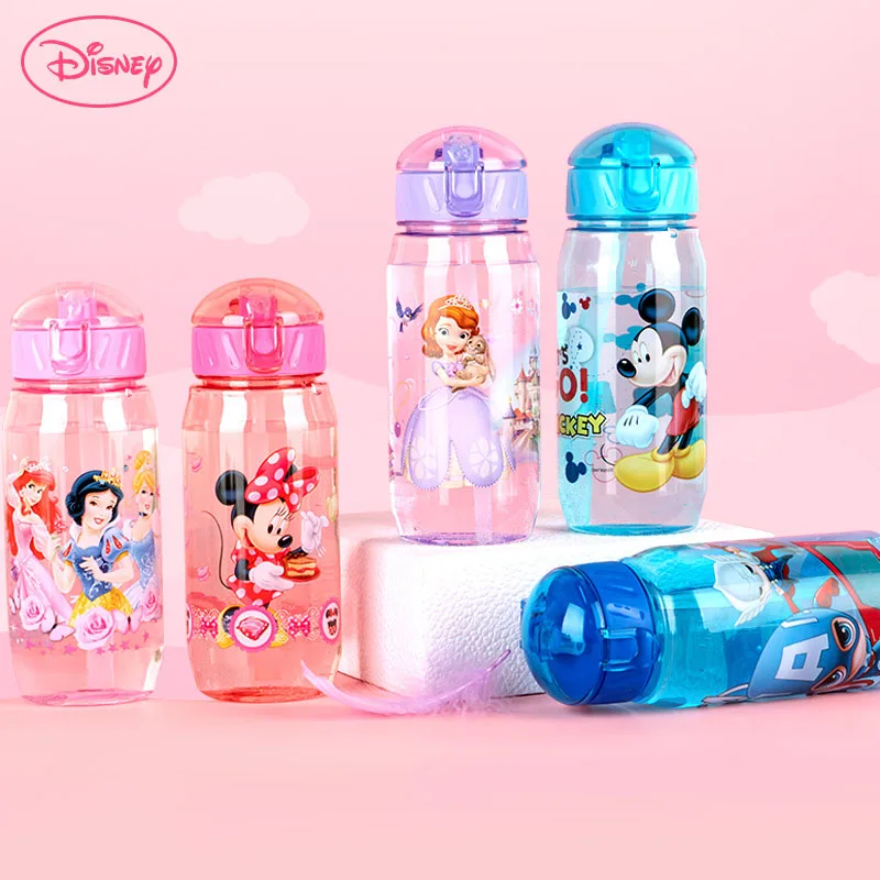 Детские бутылочки для воды Disney Мультяшные чашки с Микки и Минни Маусом