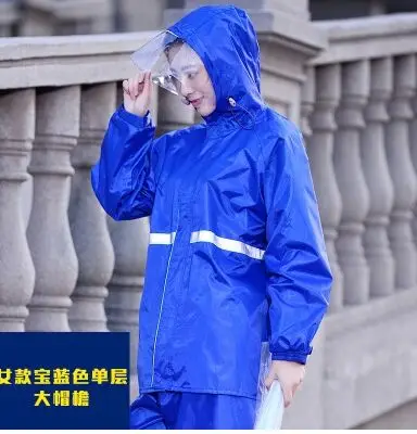 

Water-resistant waterproof Raincoat rain pants suit/Split raincoat set