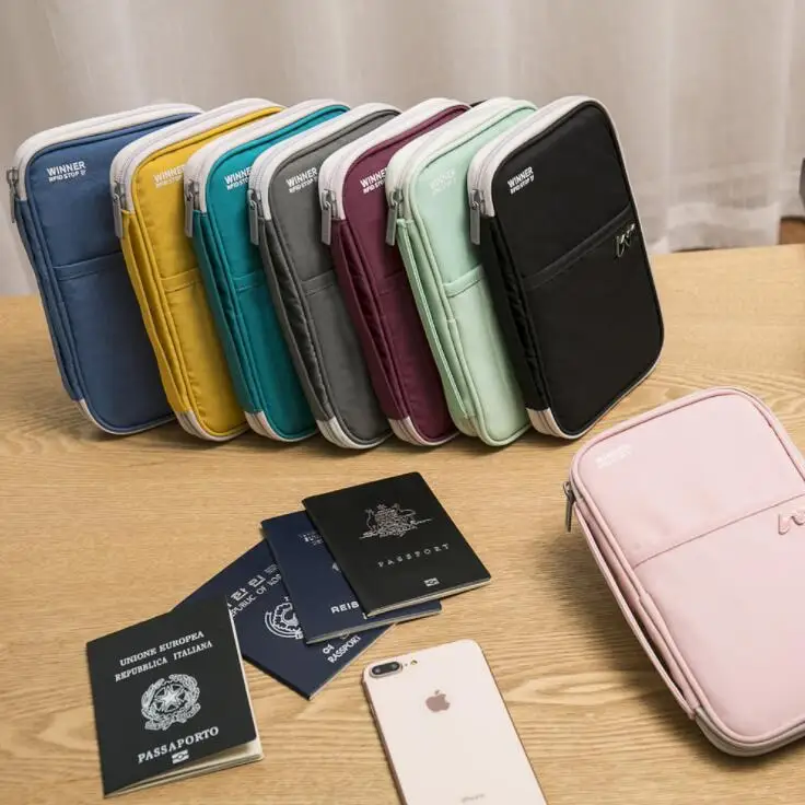 

Портативная сумка-Органайзер для документов, А5, с RFID-защитой от кражи