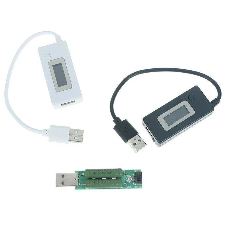 1 шт. Новый цифровой Usb Lcd детектор напряжения тока Мобильная мощность зарядное
