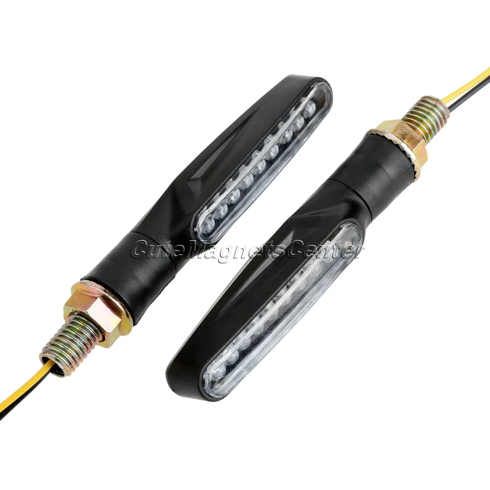 

2pcs LED Turn Signal Indicators Amber Blinker Light Multicolor New Universal Motorbike Accesorios Motorcycle Lighting