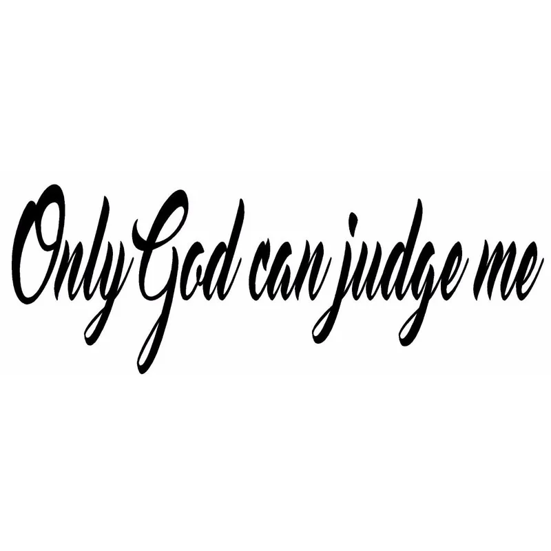 20 3*7 2 см забавные Стикеры для стайлинга автомобилей с надписью ONLY GOD CAN шрифт