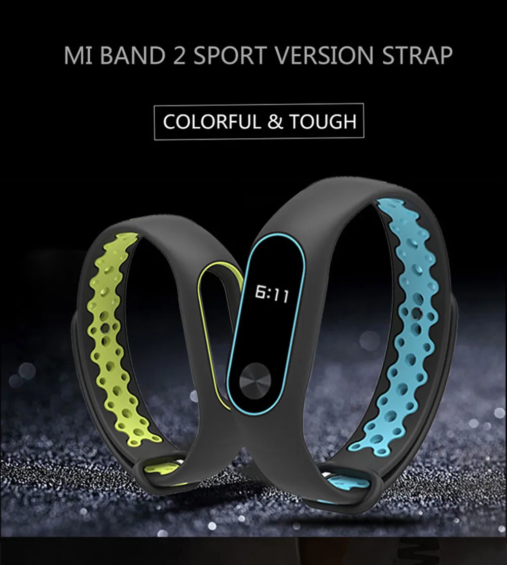 Браслет mi Band 2 ремешок Ремешок для Xiaomi mi ремешок 2 часы xio mi band 2 аксессуары умный Браслет спортивный силиконовый ремешок