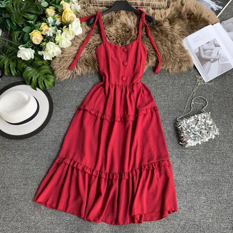 Новинка 2019 модные женские платья v-образный вырез открытая спина без рукавов