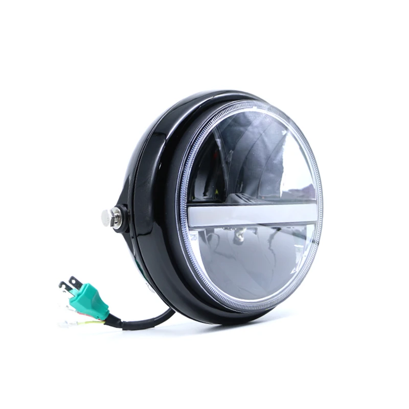 Мотоцикл светодиодный налобный фонарь AC/DC 12V мотоцикл цинковый сплав головной