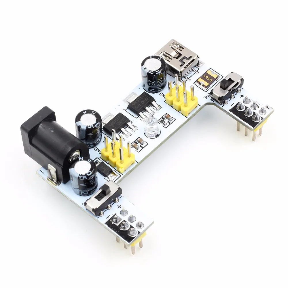 Макетная плата с интерфейсом Micro USB MB102 DC 7 12 В модуль источника питания