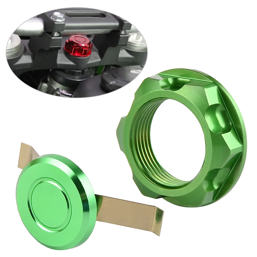 Колпачок для рулевой гайки NICECNC Kawasaki KX125 KX250 KX250F KX450F KLX450R 2004-2018 KX 125 250 250F 450F KLX 450R |
