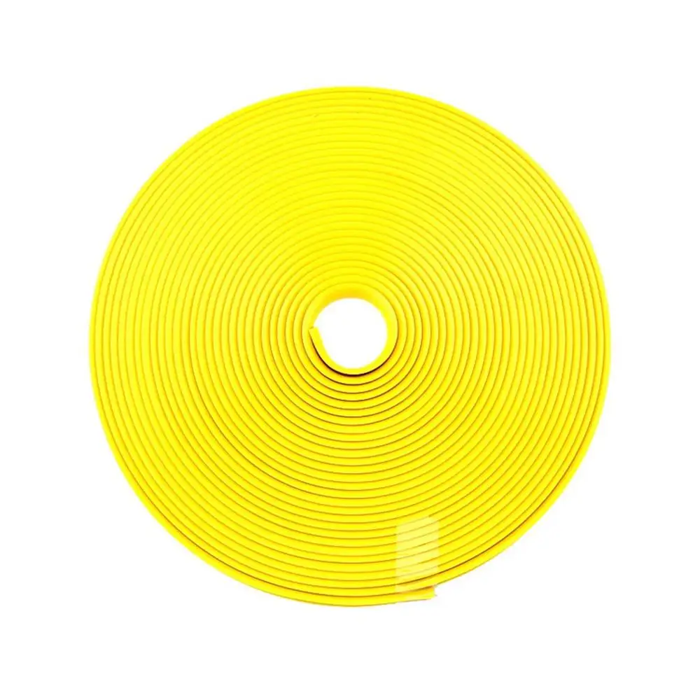 Цвет: желтый Hot8M/ Roll New Styling IPA Rimblades Car Vehicle Color Wheel Rims Protectors Decor Strip Tire Guard Line Rubber Moulding Trim - Цвет: Цвет: желтый