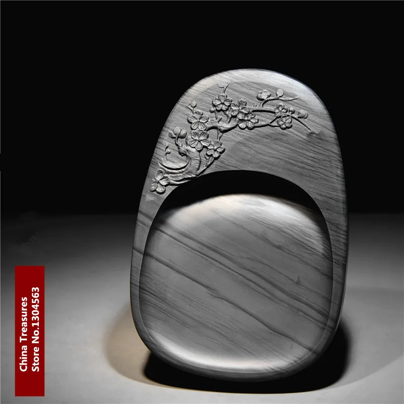 Witersweet Mei Hua китайский She Yan Tai Inkstone для шлифовки чернил изготовленный из
