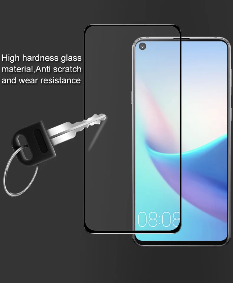 Imak Pro+ полноэкранная панель из клеевого закаленного стекла для huawei Honor 20 Pro View 20 oleophobic
