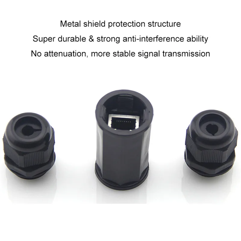 EMK IP67 ЗАЩИТА M22 Ethernet LAN RJ45 AP водонепроницаемый соединитель для двойного